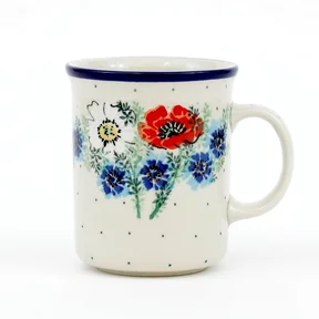 Kubek ceramiczny B13 0,4l <br> 2511X Polskie kwiaty